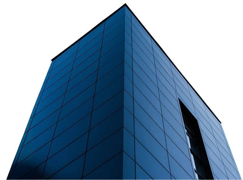 Glass office tower